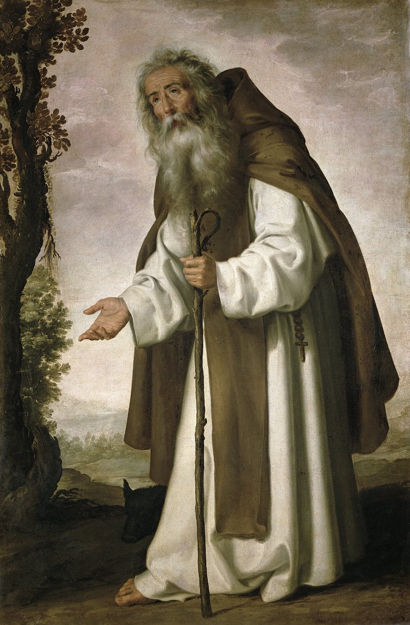 Aziz Anthony Ruhsuz, 1640 by Francisco de Zurbaran