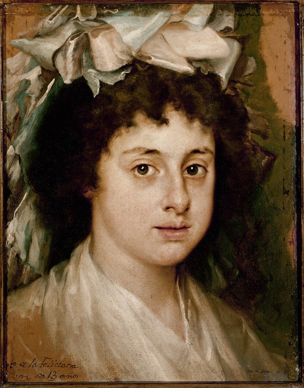 Feliciana'nın 13 yaşındaki portresi (tuval üzerine yağlı boya, c.1787) by Francisco Bayeu y Subias