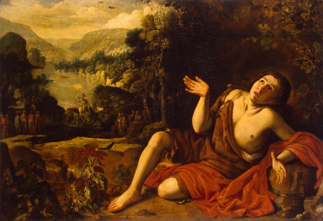 Vaftizci Yahya, Çölde, 1630 by Francisco Collantes