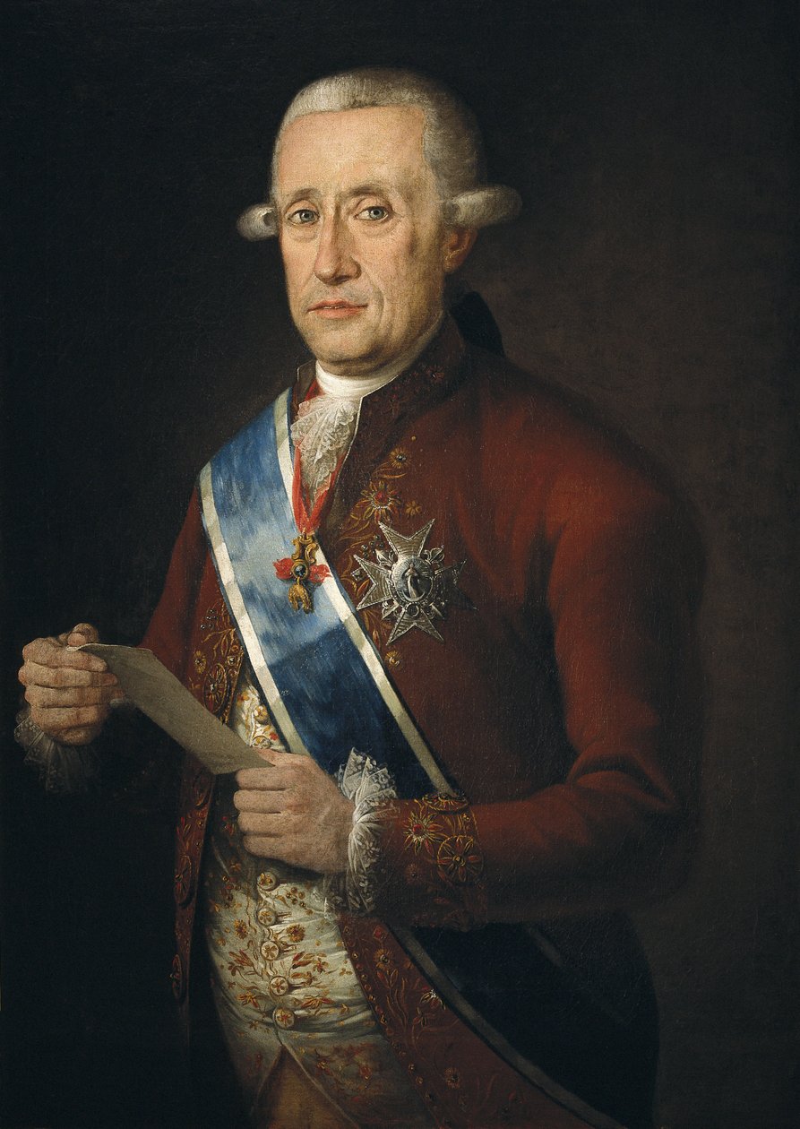 Jose Monino, Floridablanca Kontu, Charles III Bakanı (tuval üzerine yağlıboya) by Francisco Folc de Cardona
