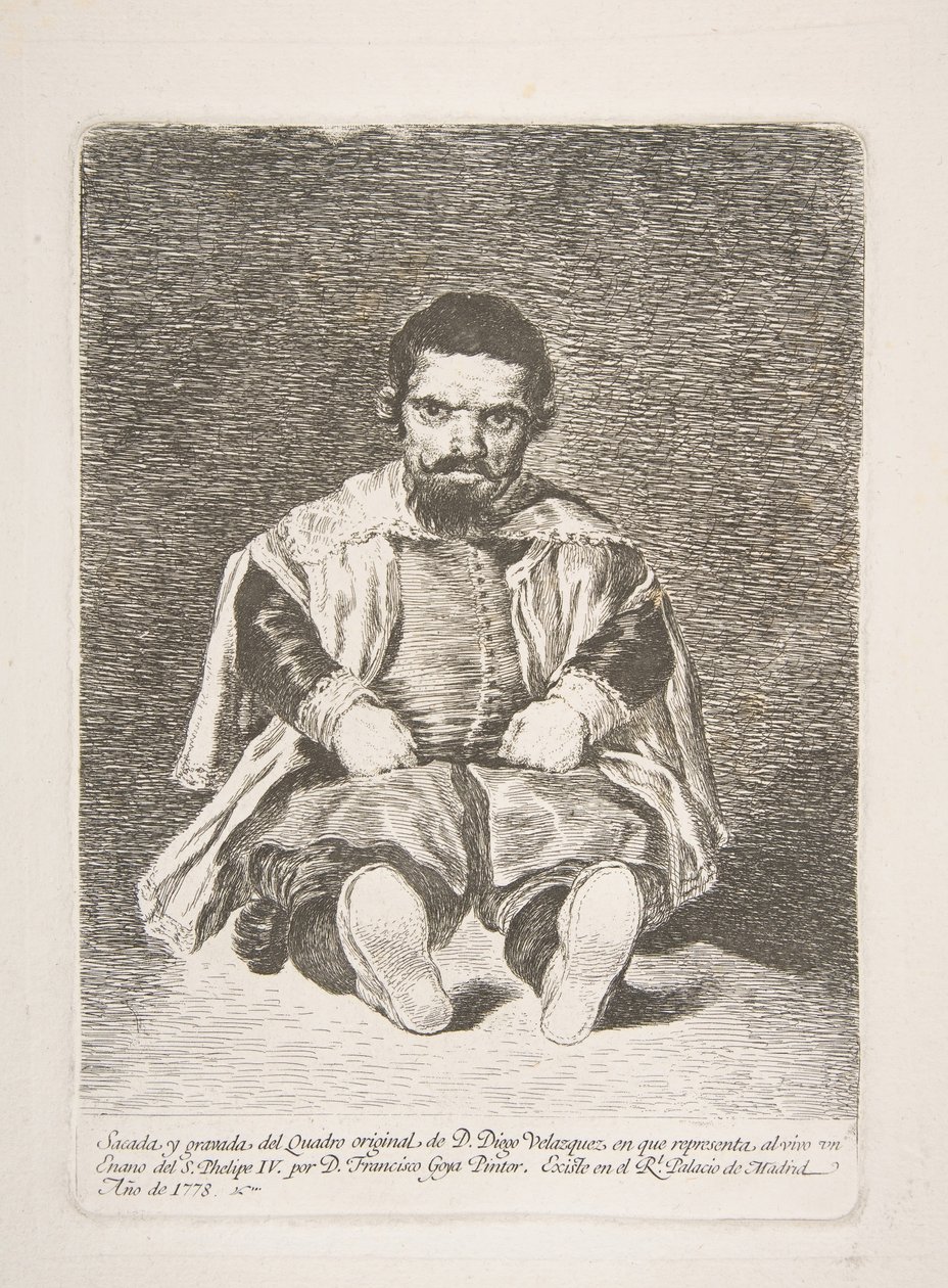 Bir cüce, Diego Velázquez, 1778