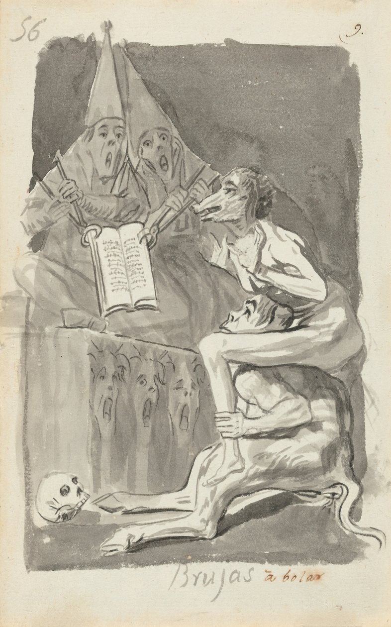 Brujas à volar (Uçmaya Hazırlanan Cadılar) [ayet] by Francisco de Goya