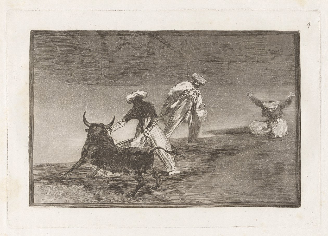 Capean otro encerrado (Muhafazadaki Pelerinle Bir Başka Oynuyorlar), La tauromaquia