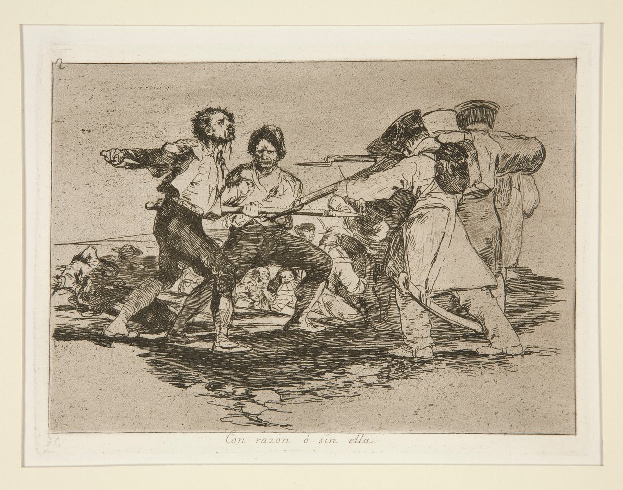 Nedeniyle? onsuz (Doğru veya Yanlış), pl. Savaşın Felaketleri serisinden 2 by Francisco de Goya
