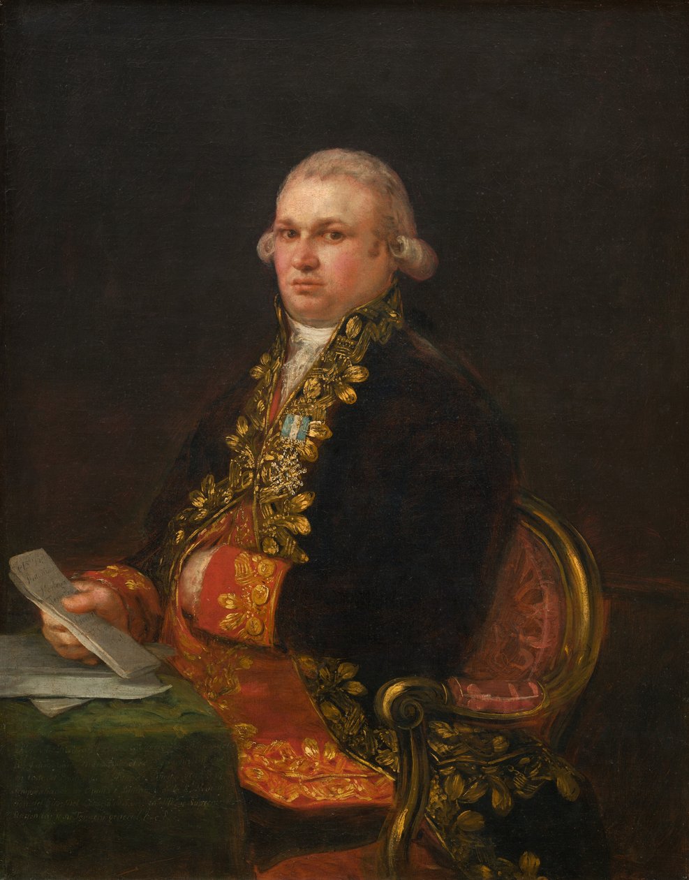 Donburi Antonio Noriega, 1801. by Francisco de Goya