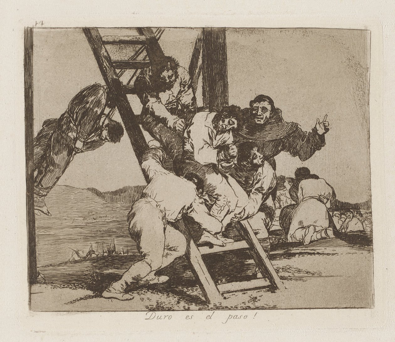 Adım zor! (Öğe by Francisco de Goya