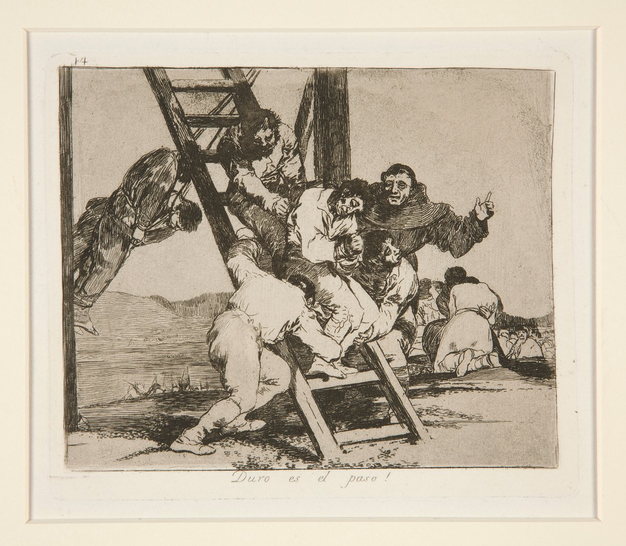 Adım zor! (Öğe by Francisco de Goya