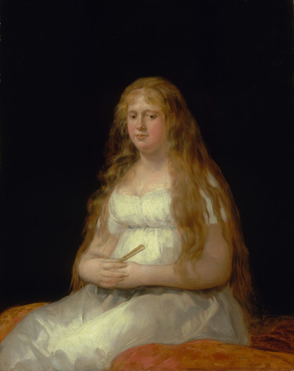 Josefa de Castilla Portekiz ve van Asbrock de Garcini 1775-yaklaşık 1850, 1804. by Francisco de Goya