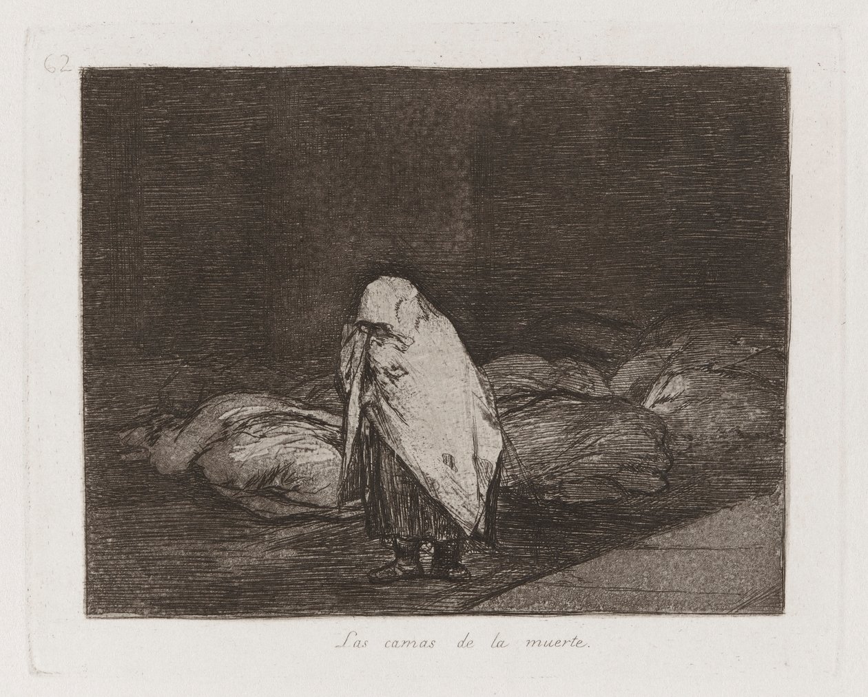 Ölüm Yatakları, Savaşın Felaketlerinden 62. Levha by Francisco de Goya
