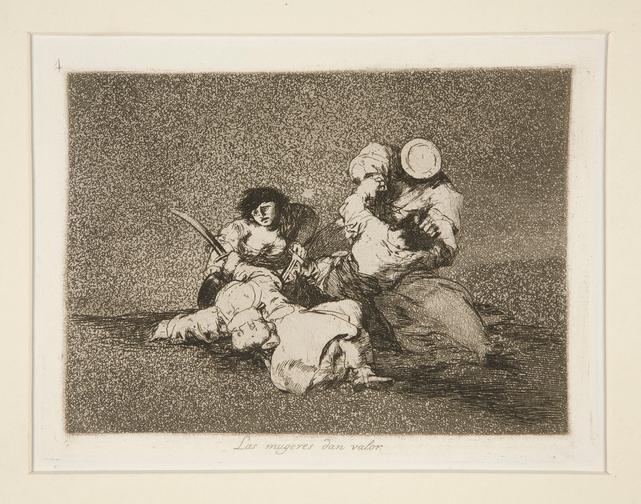 Las mugeres [sic] cesaret ver (Kadınlar Cesaret Verir), pl. 4 Savaşın Felaketleri