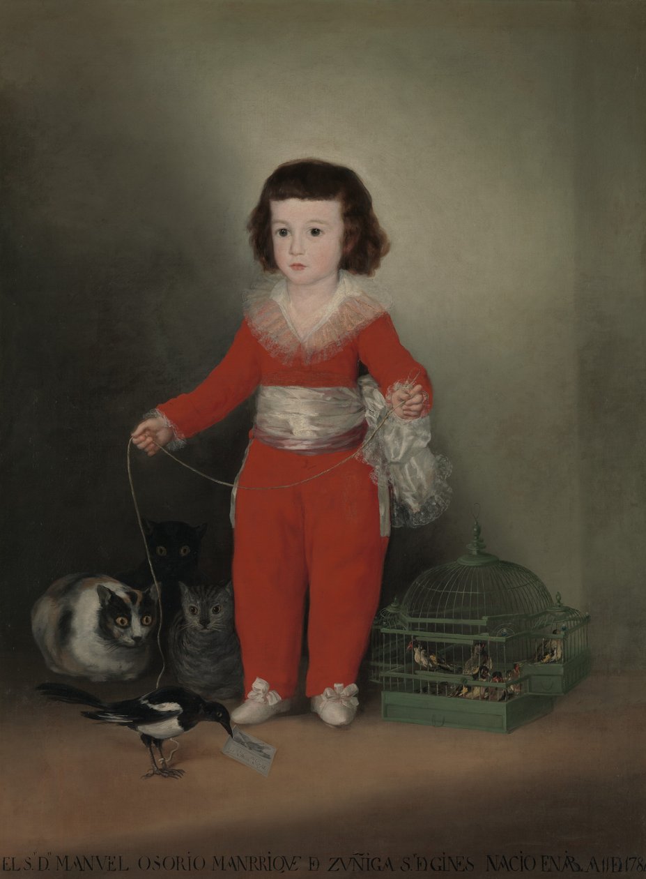 Manuel Osorio Manrique de Zuñiga 1784-1792, 1787-88. by Francisco de Goya