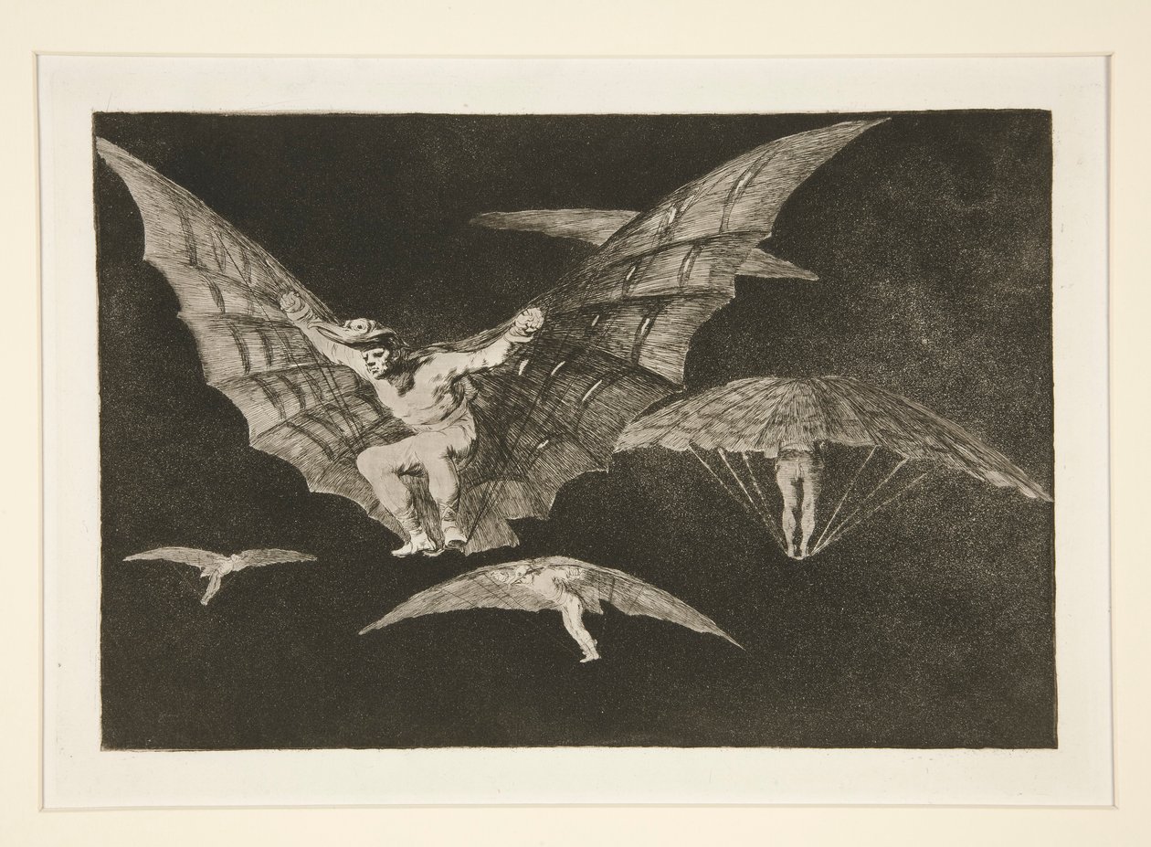 Uçma Modu (A Way of Fly), pl. 13 diziden Atasözleri by Francisco de Goya