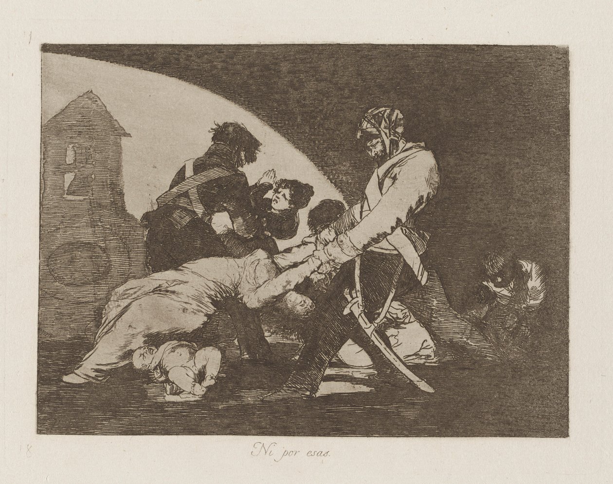Bunları da Yapmayın, pl. Savaşın Felaketleri dizisinden 11 by Francisco de Goya