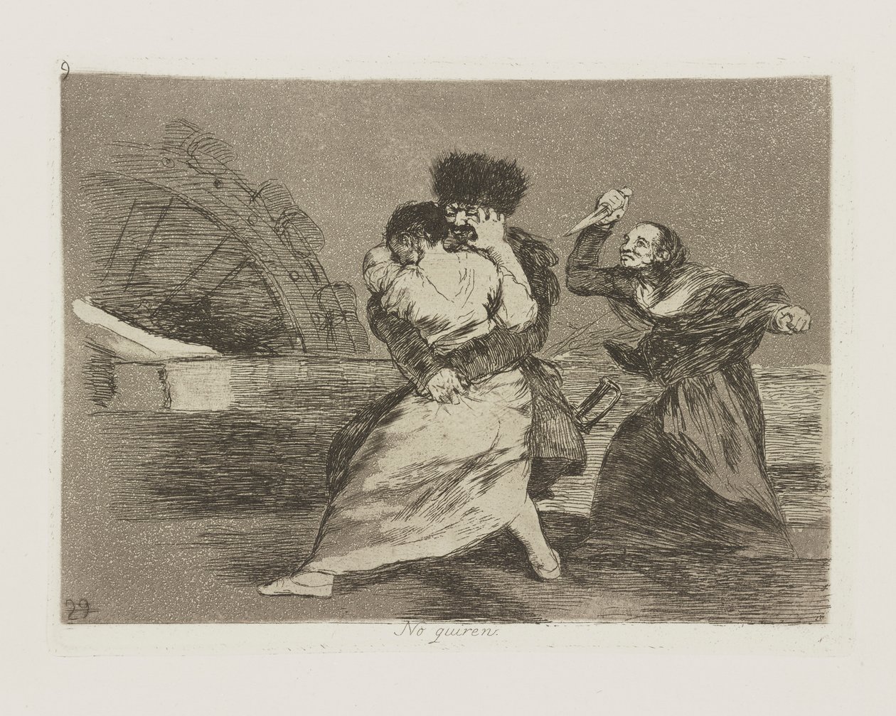 İstemiyorlar. (Onlar by Francisco de Goya