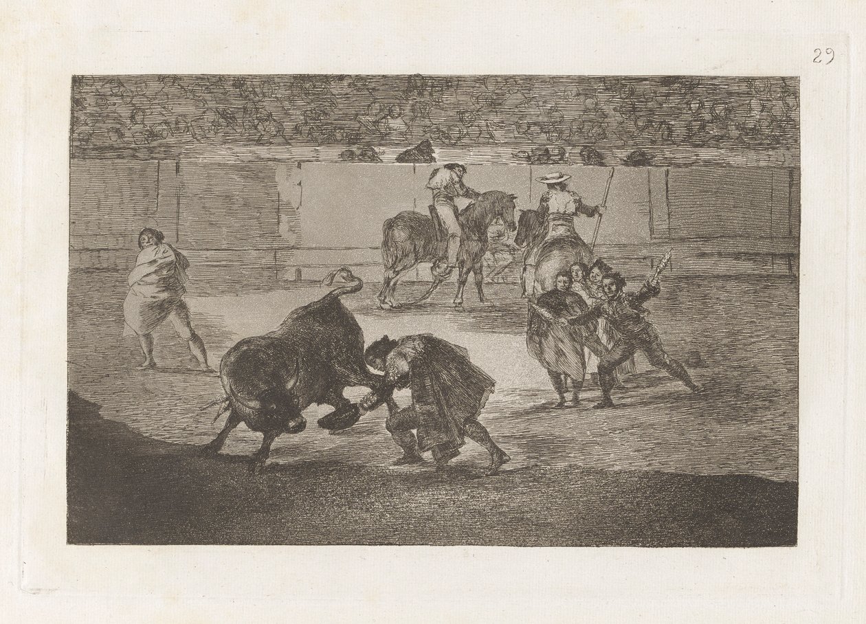 Pepe Illo boğayı keserken (Pepe Illo by Francisco de Goya
