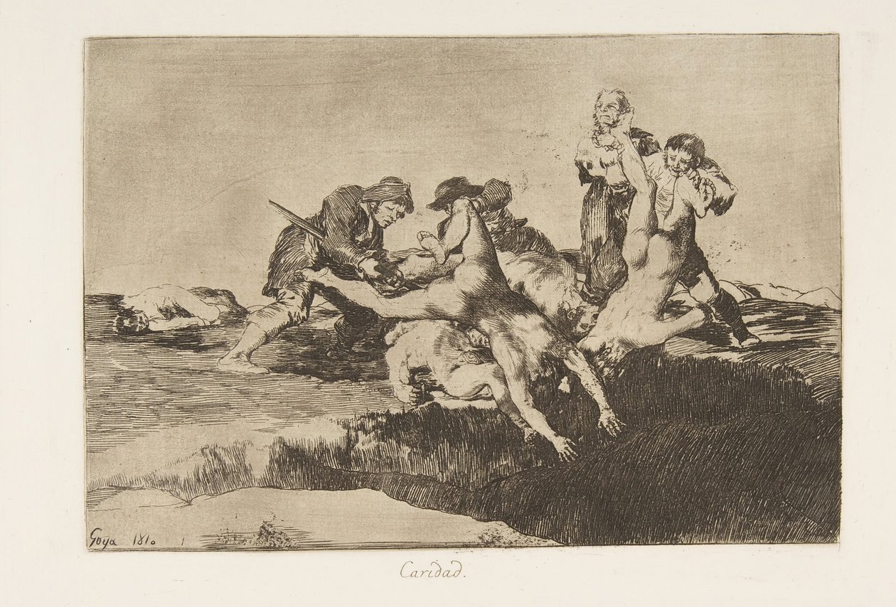 Los Desastres de la Guerra: Char..., 1810, 1863
