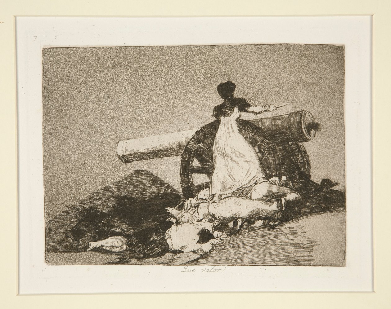 Ne değer! (Ne Cesaret!), pl. 7 Savaşın Felaketleri'nden by Francisco de Goya