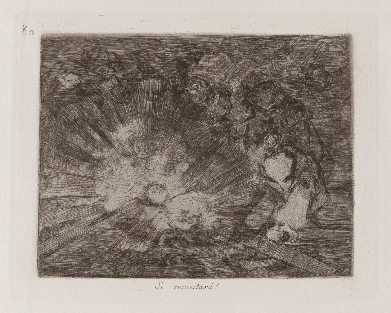 dirilirse?? (Yine Yükselecek mi?), Savaşın Felaketlerinden 80. Plaka by Francisco de Goya