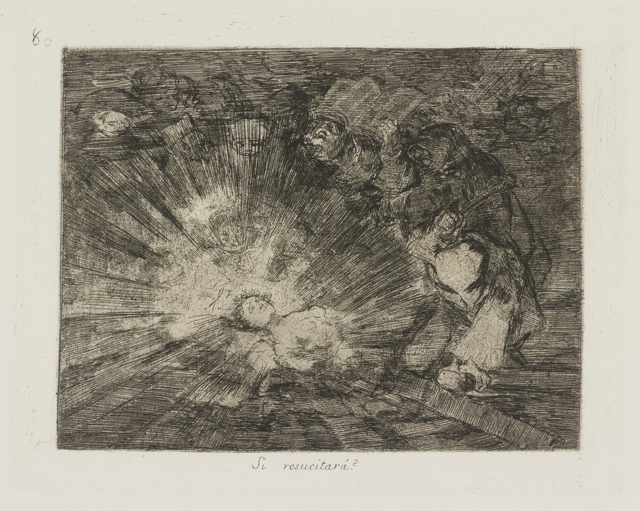 Resucitar mı?? (Yine Yükselecek mi?), pl. Los desastres de la guerra (Savaşın Felaketleri) dizisinden 80 by Francisco de Goya