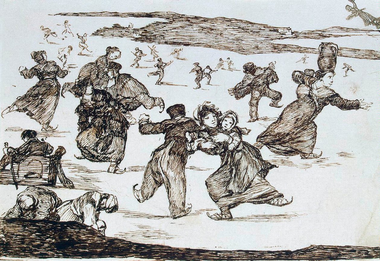 Patenciler, 1812 ve 1823 yılları arasında. by Francisco de Goya