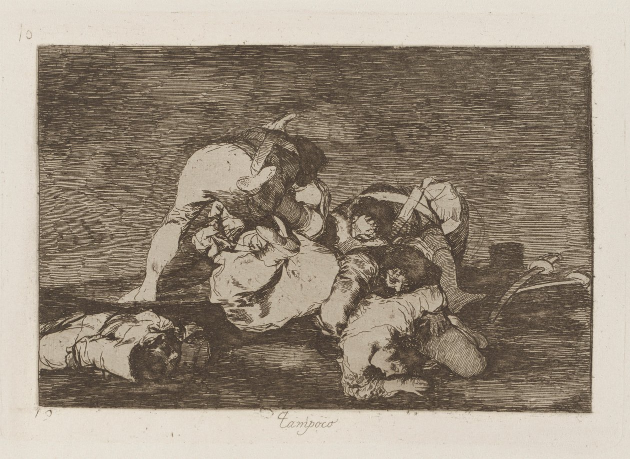 Ne (Ne de [Bunları] Ya), pl. Savaşın Felaketleri dizisinden 10 by Francisco de Goya