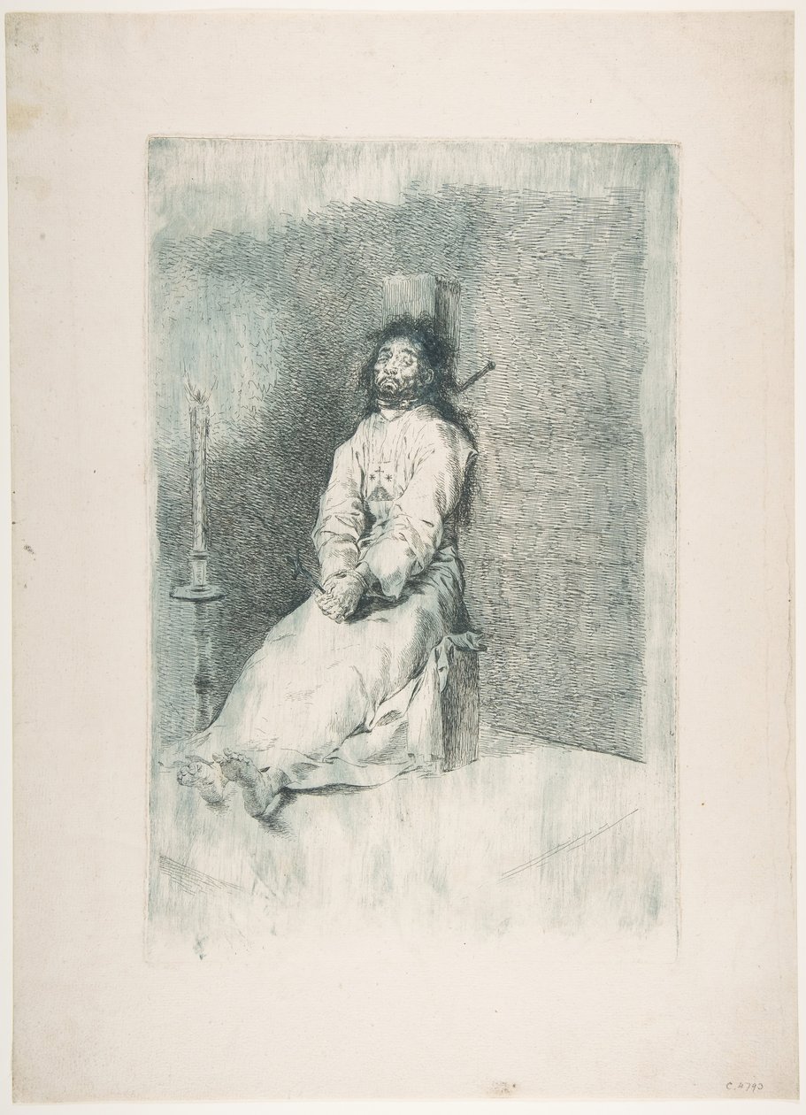 Boğazlı Adam Boğazlı Adam, ca. 1778-80. by Francisco de Goya