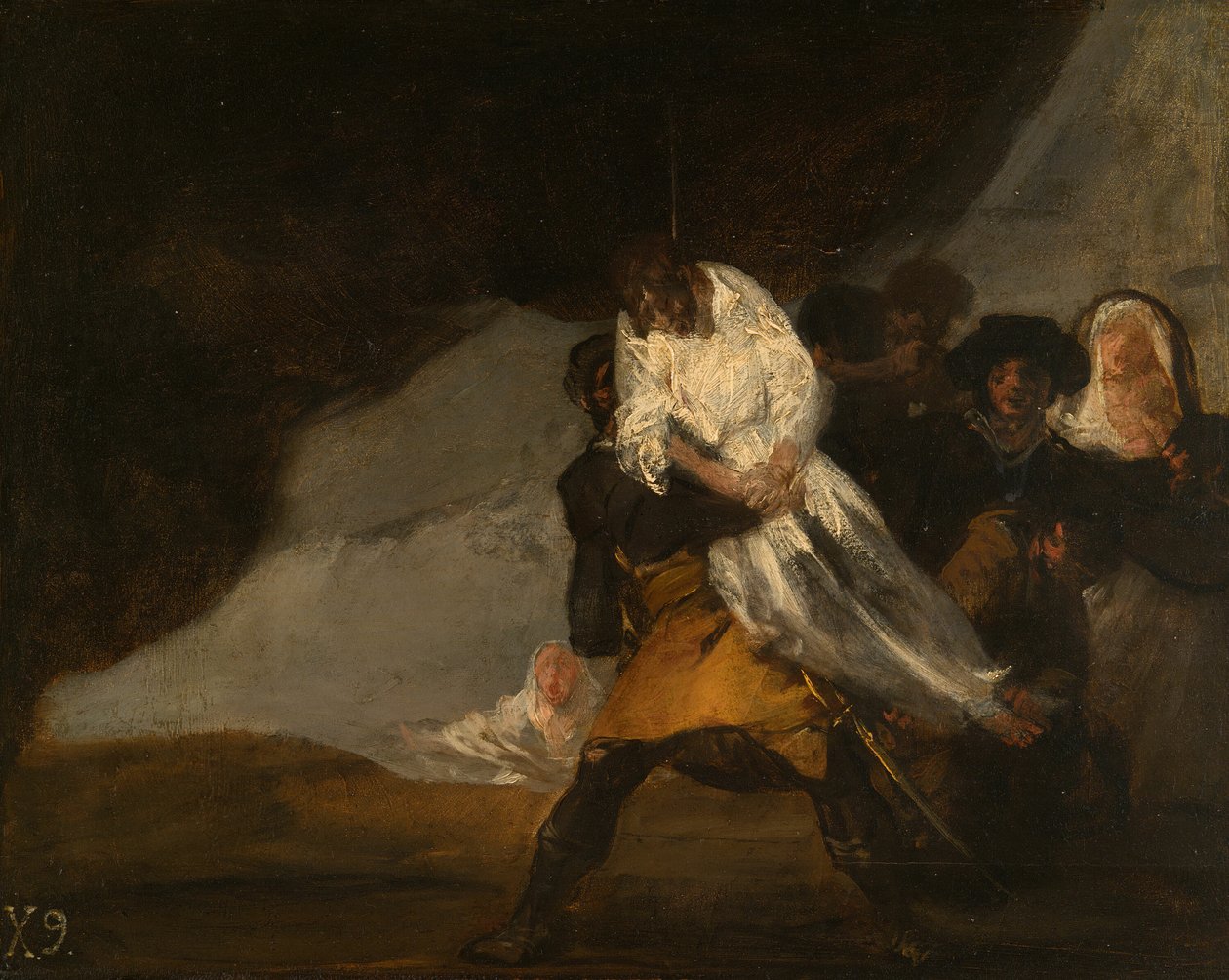 Asılmış Keşiş, c. 1810. by Francisco de Goya