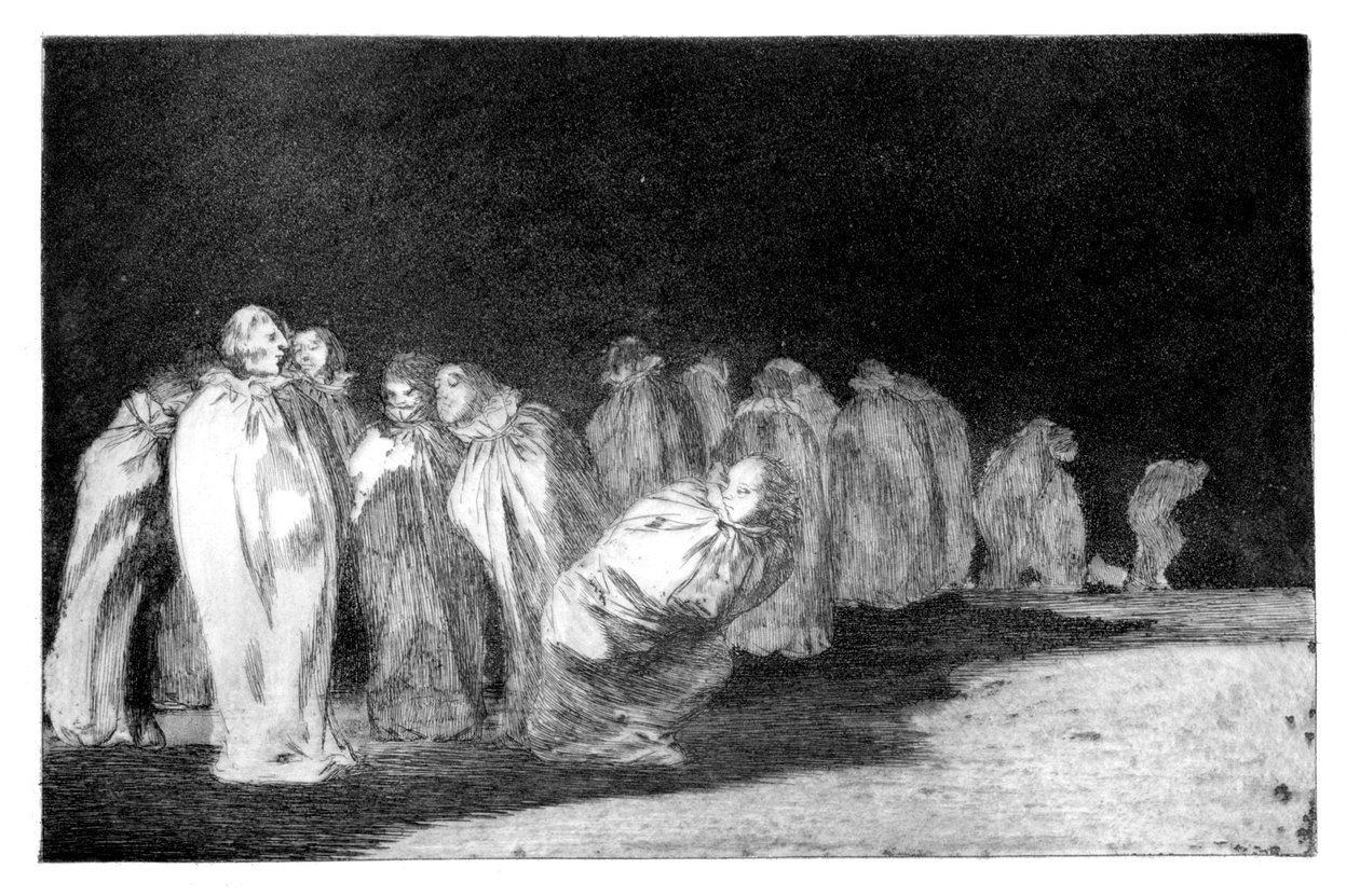 Çuvaldaki Adamlar, 1819-1823 by Francisco de Goya