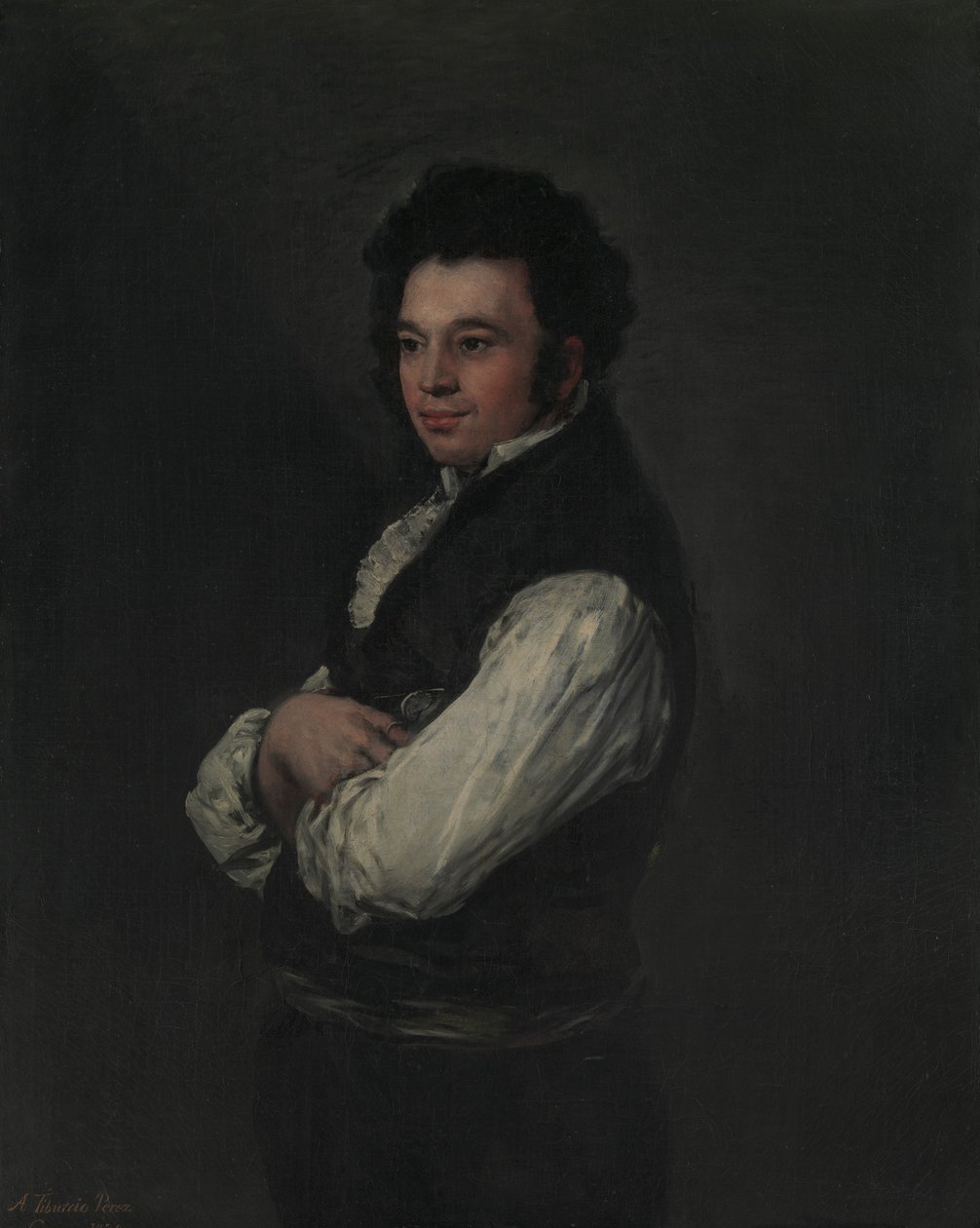Tiburcio Pérez y Cuervo 178586-1841, Mimar, 1820. by Francisco de Goya