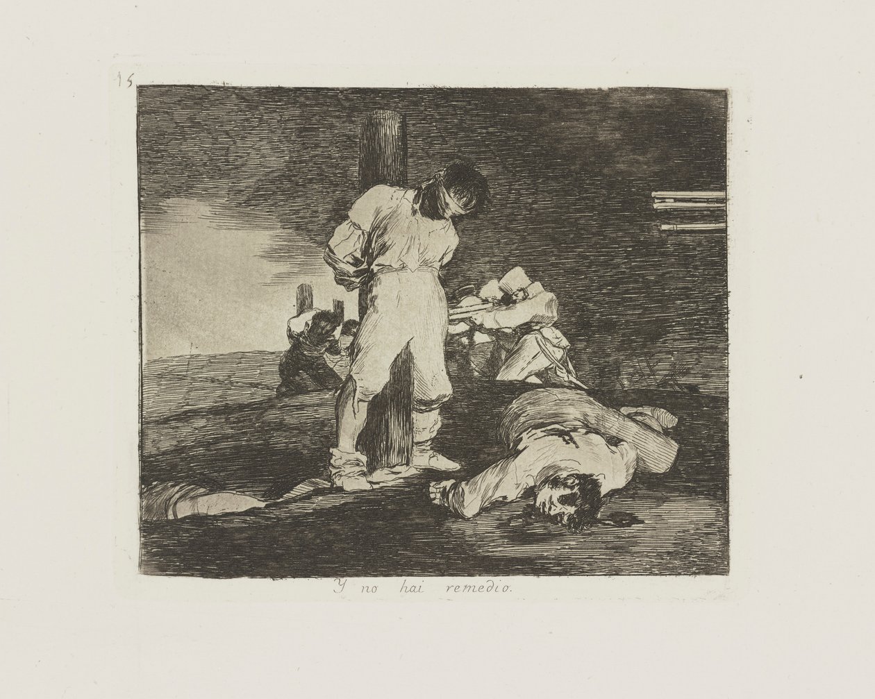 Hayır hai çare. (Ve orada by Francisco de Goya