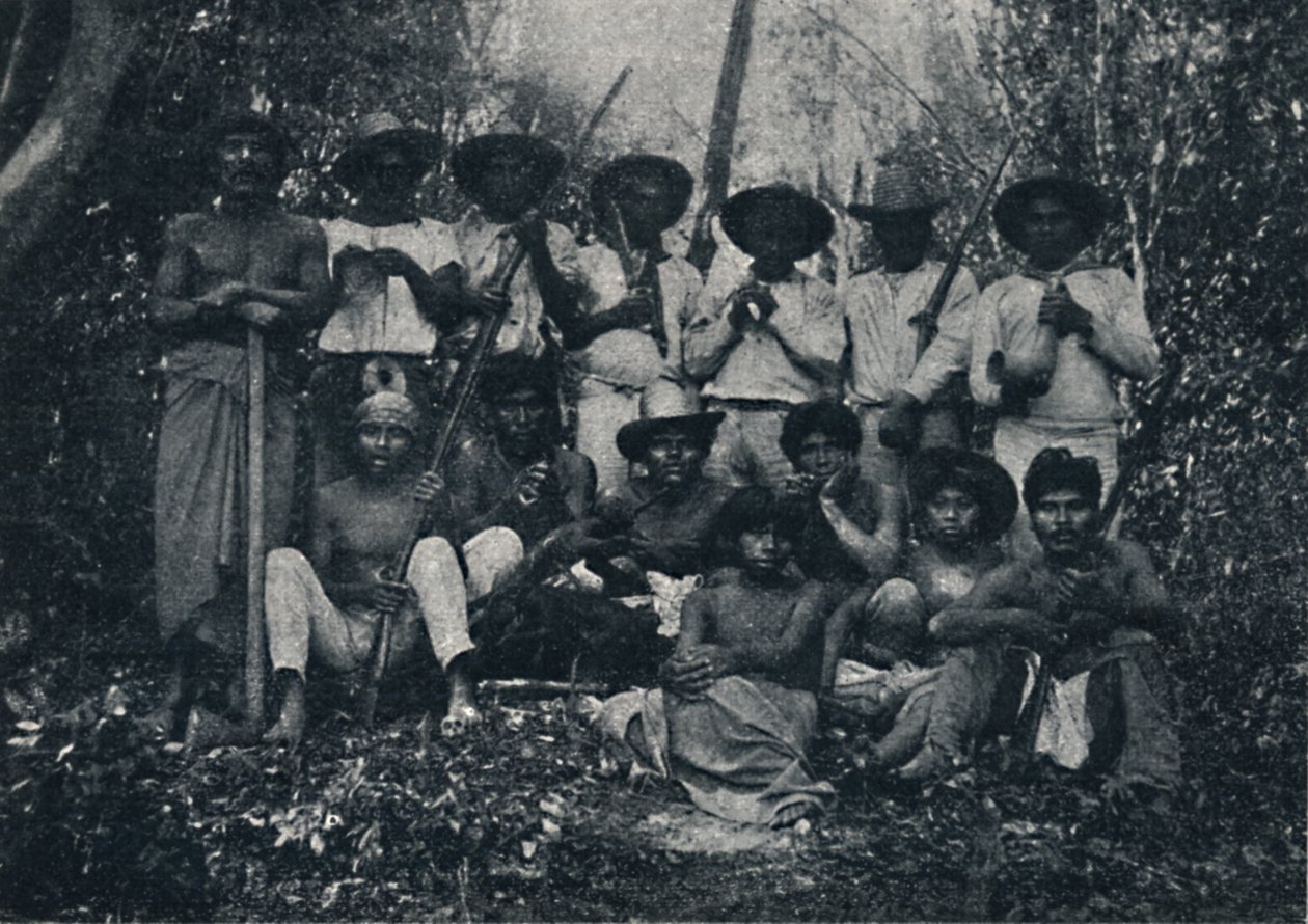 Taçlı Kızılderililer, 1895 by Francisco Henszler