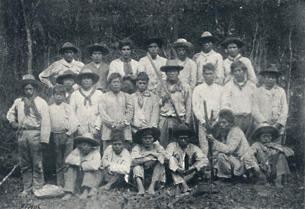 Guarany Kızılderilileri, 1895 by Francisco Henszler