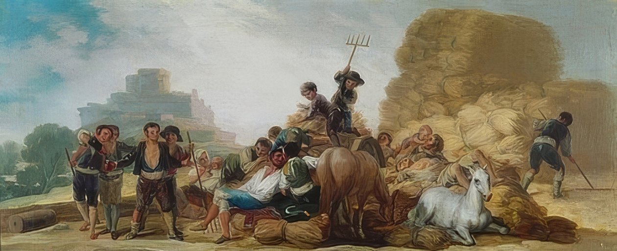 La Era o El Verano (Harman Yeri veya Yaz). 1786 by Francisco de Goya