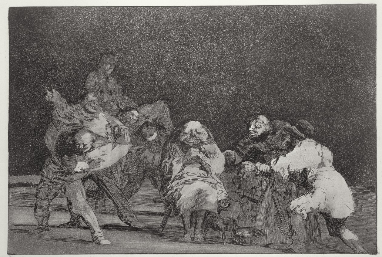 193-0082313 Sadakat, 'Atasözleri'nin 17. levhası by Francisco Jose de Goya y Lucientes