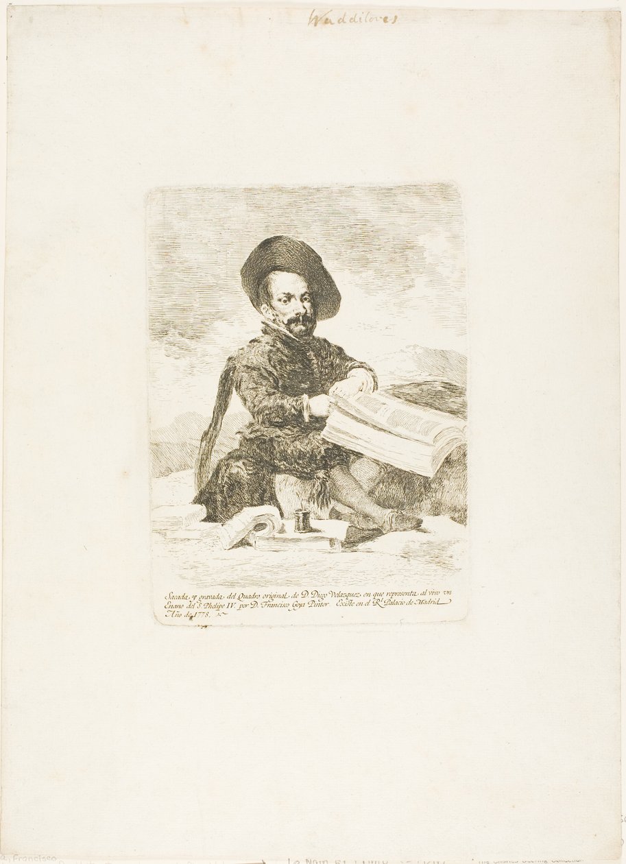 Bir cüce by Francisco Jose de Goya y Lucientes