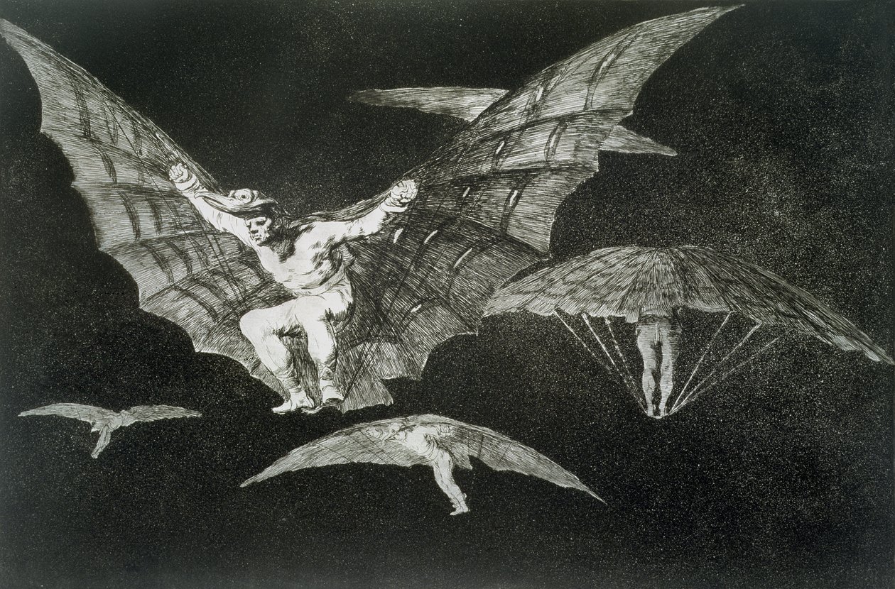 Uçmanın bir yolu, 'Atasözleri' levhası 13 by Francisco Jose de Goya y Lucientes