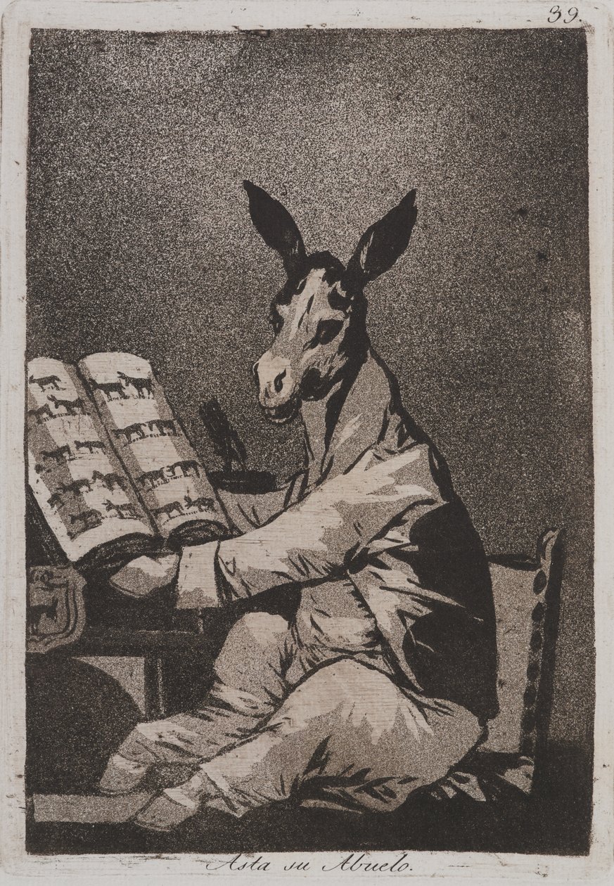 Dedesi de öyleydi (Asta su abuelo) by Francisco de Goya