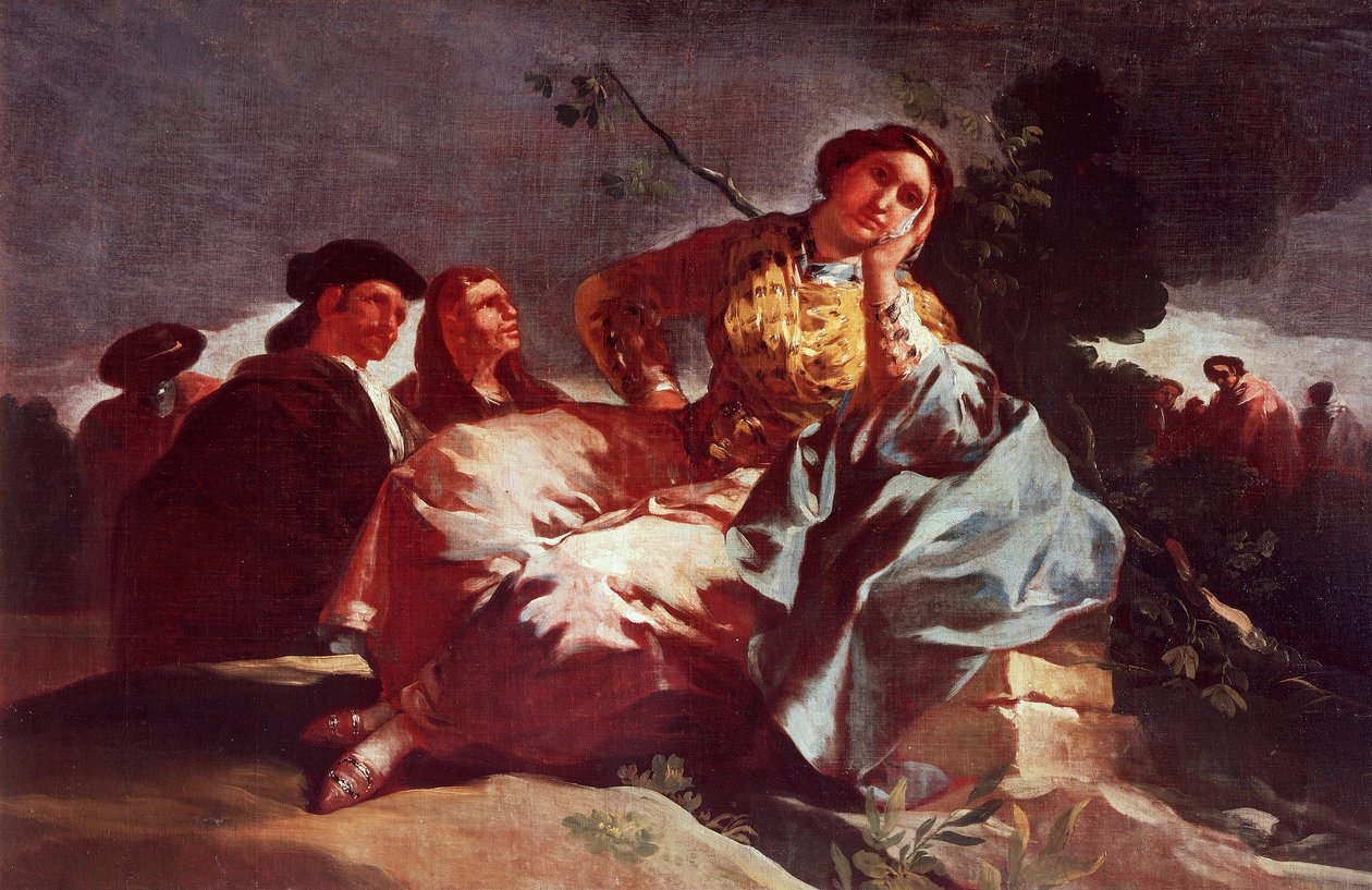 Randevu by Francisco Jose de Goya y Lucientes