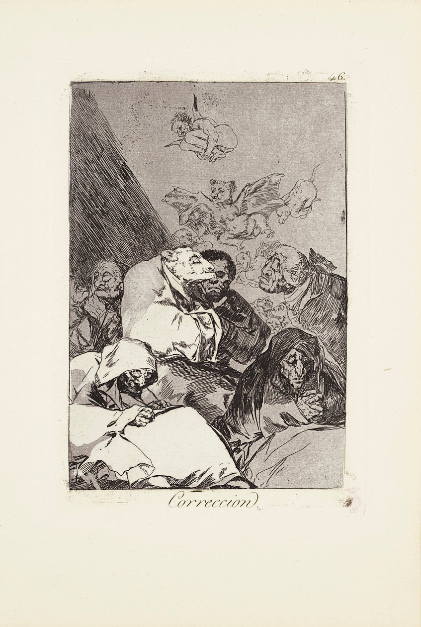 Düzeltme Plakası 46: Los Caprichos by Francisco Jose de Goya y Lucientes