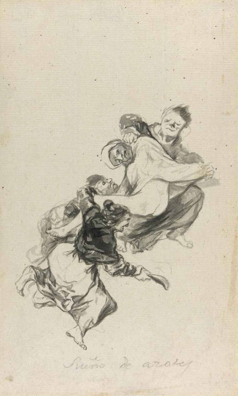 Kırbaçlama Rüyası, 1801-03 by Francisco de Goya