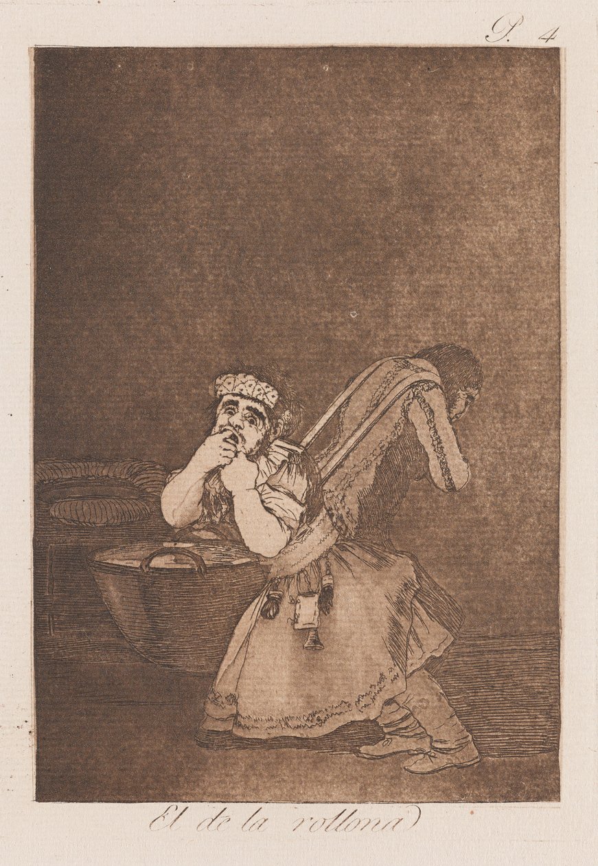 El de la Rollona, 18. yüzyılın sonu ve 19. yüzyılın başı (baskı) by Francisco de Goya