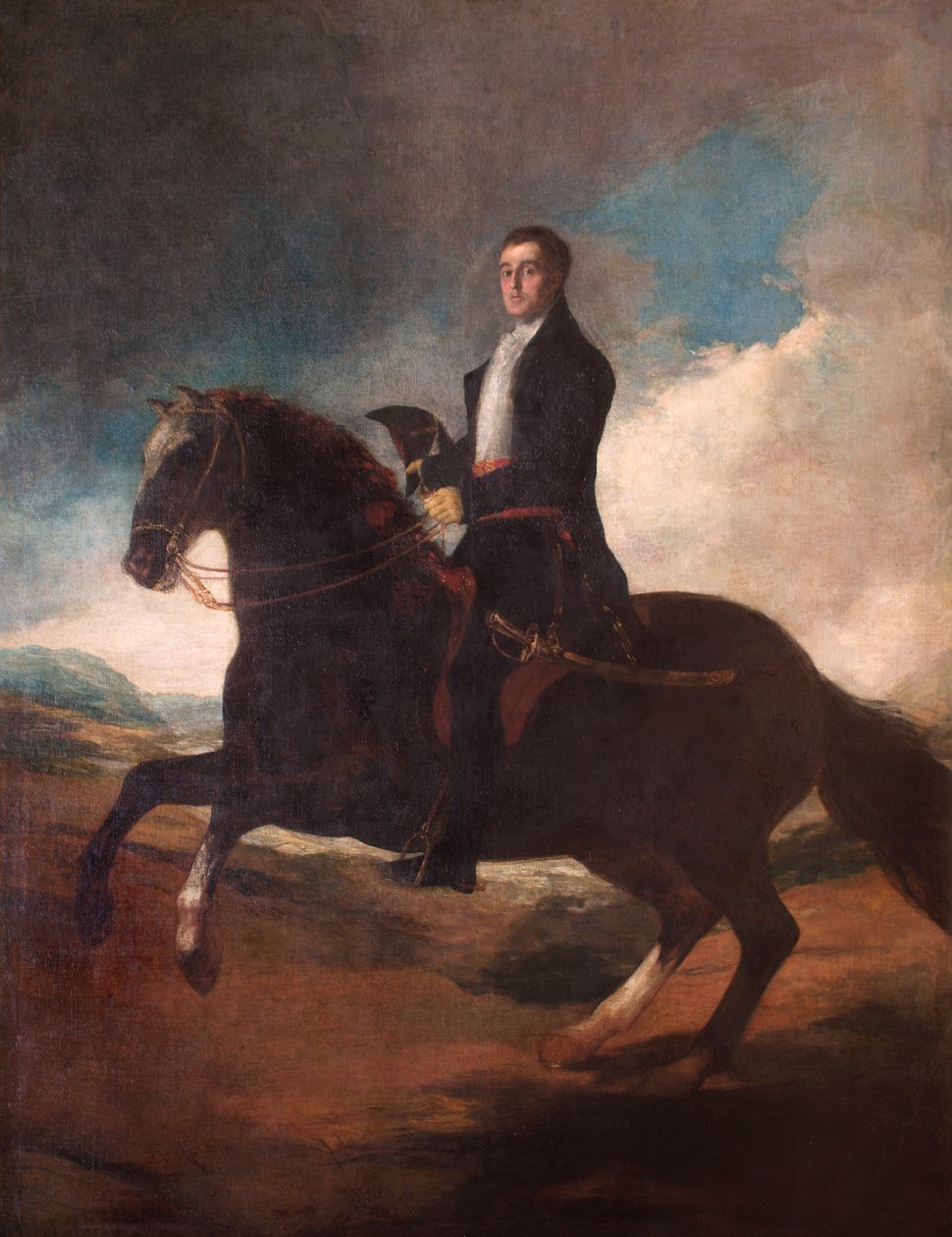 Wellington Dükü'nün Atlı Portresi by Francisco Jose de Goya y Lucientes