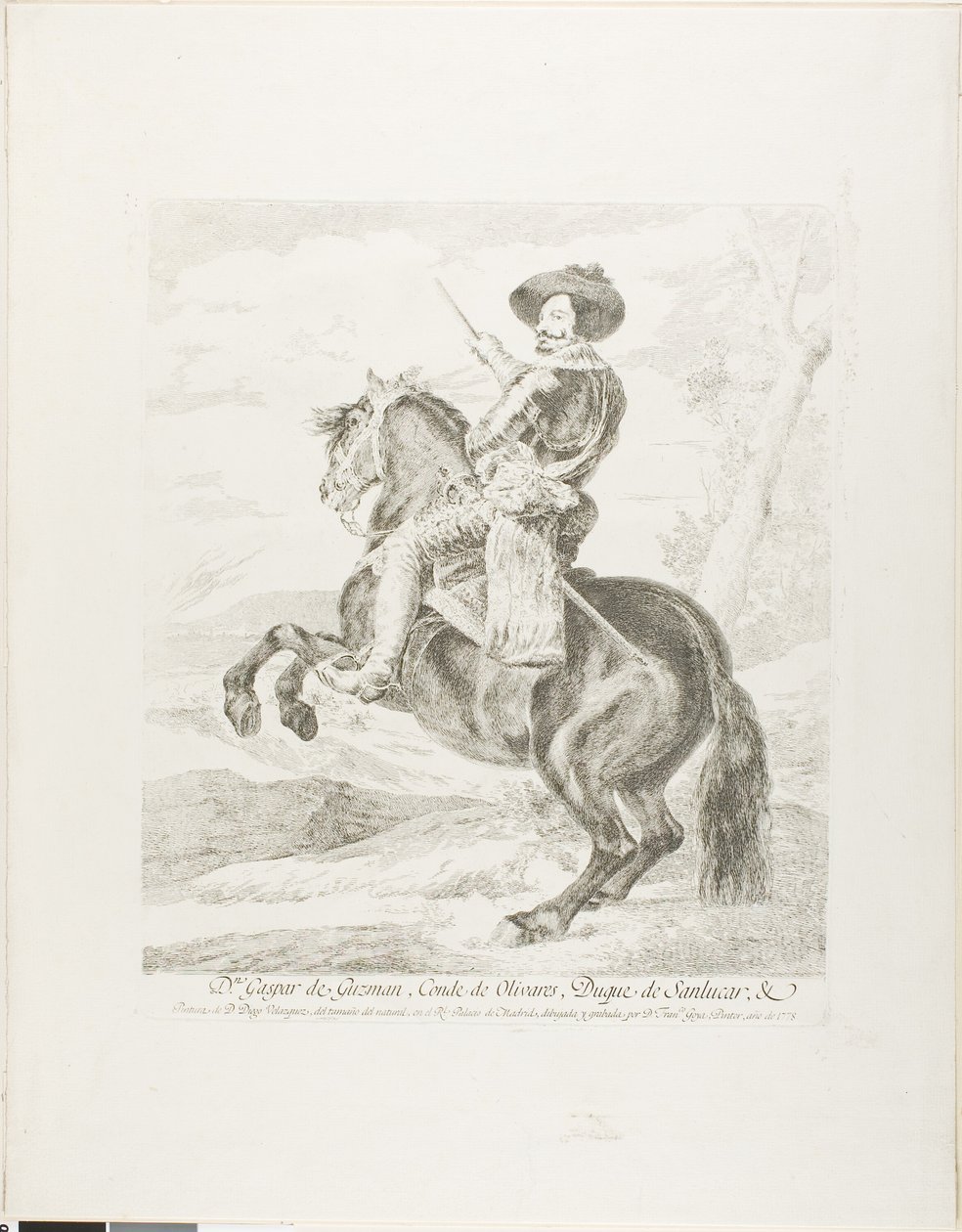 Gaspar de Guzman, Olivares Kontu Dükü by Francisco Jose de Goya y Lucientes