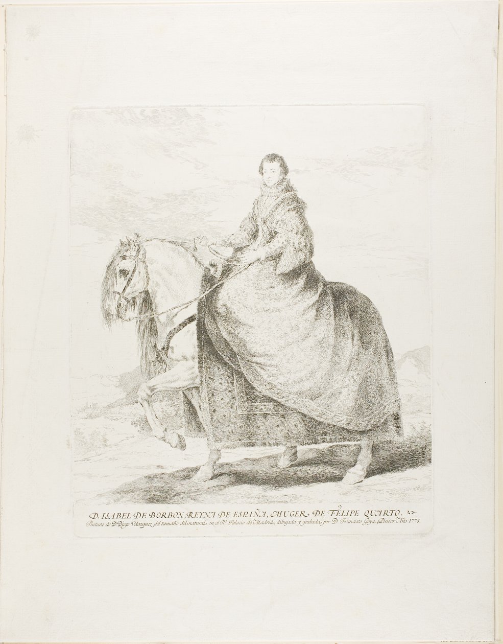Isabel de Borbon by Francisco Jose de Goya y Lucientes