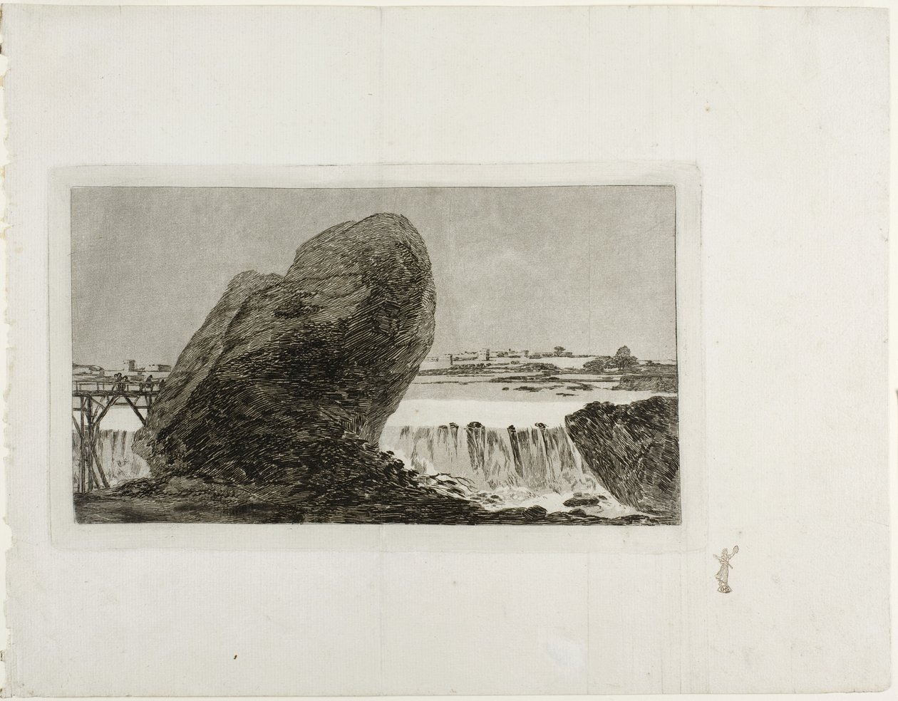 Şelaleli Manzara, 1810