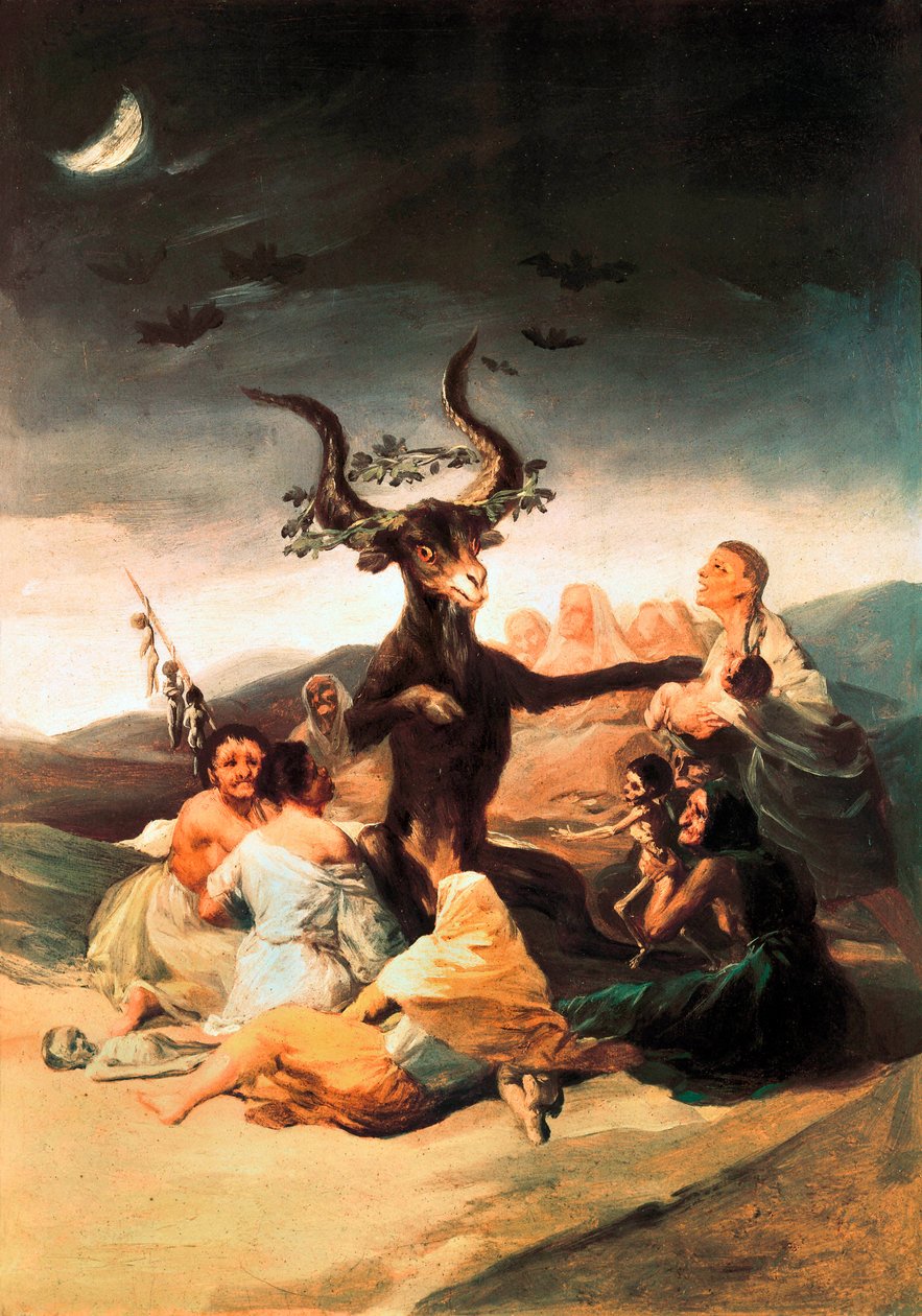 "" Cadıların Şabat Günü "" by Francisco de Goya