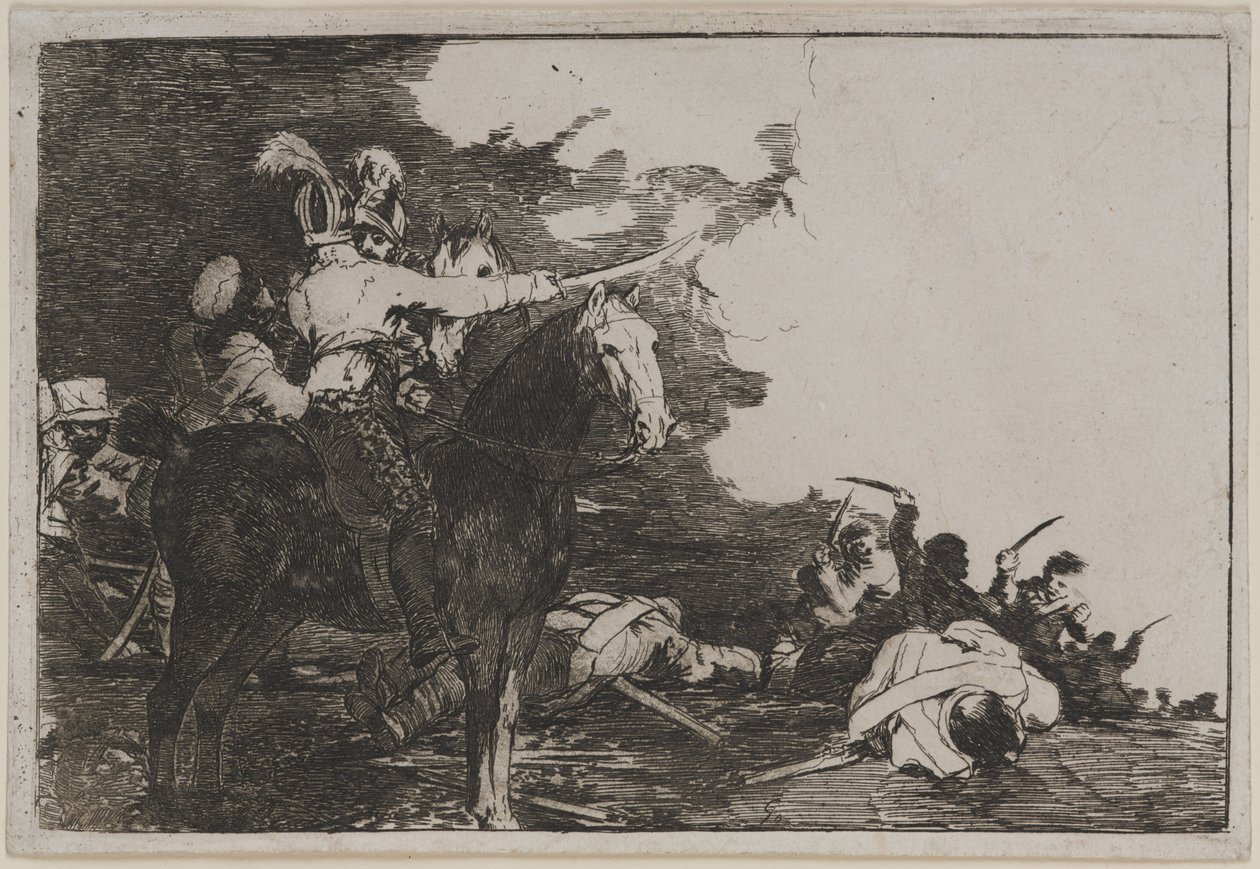 "Savaşın Felaketleri"nden anlaşamıyorlar by Francisco de Goya
