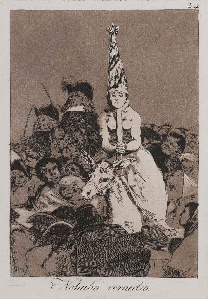 Bu Konuda Hiçbir Şey Yapılamaz (Nohubo remedio) by Francisco de Goya