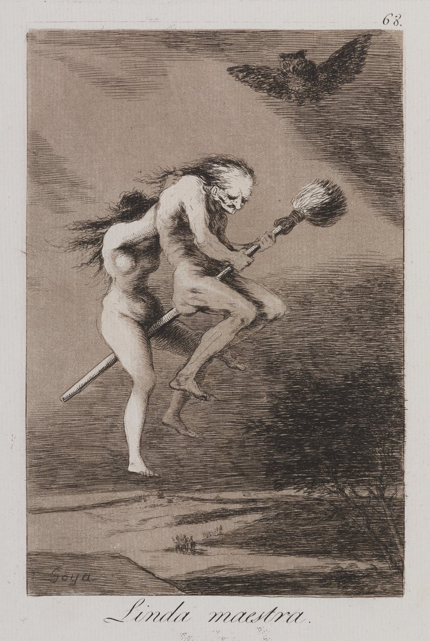Güzel Öğretmen! (Linda usta!) by Francisco de Goya