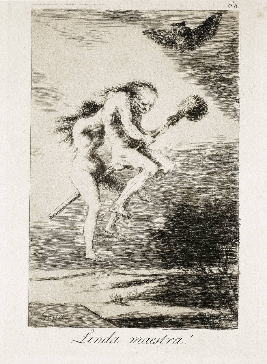Güzel Öğretmen. 1793-1799 (sulu boya) by Francisco Jose de Goya y Lucientes